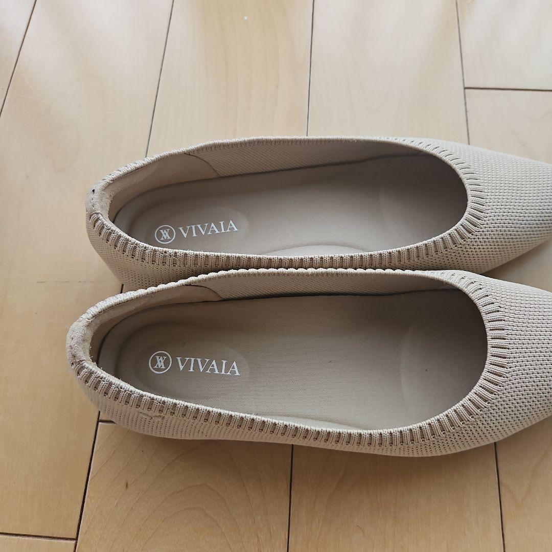 VIVAIA ポインテッドトゥ フラットシューズ　37.5