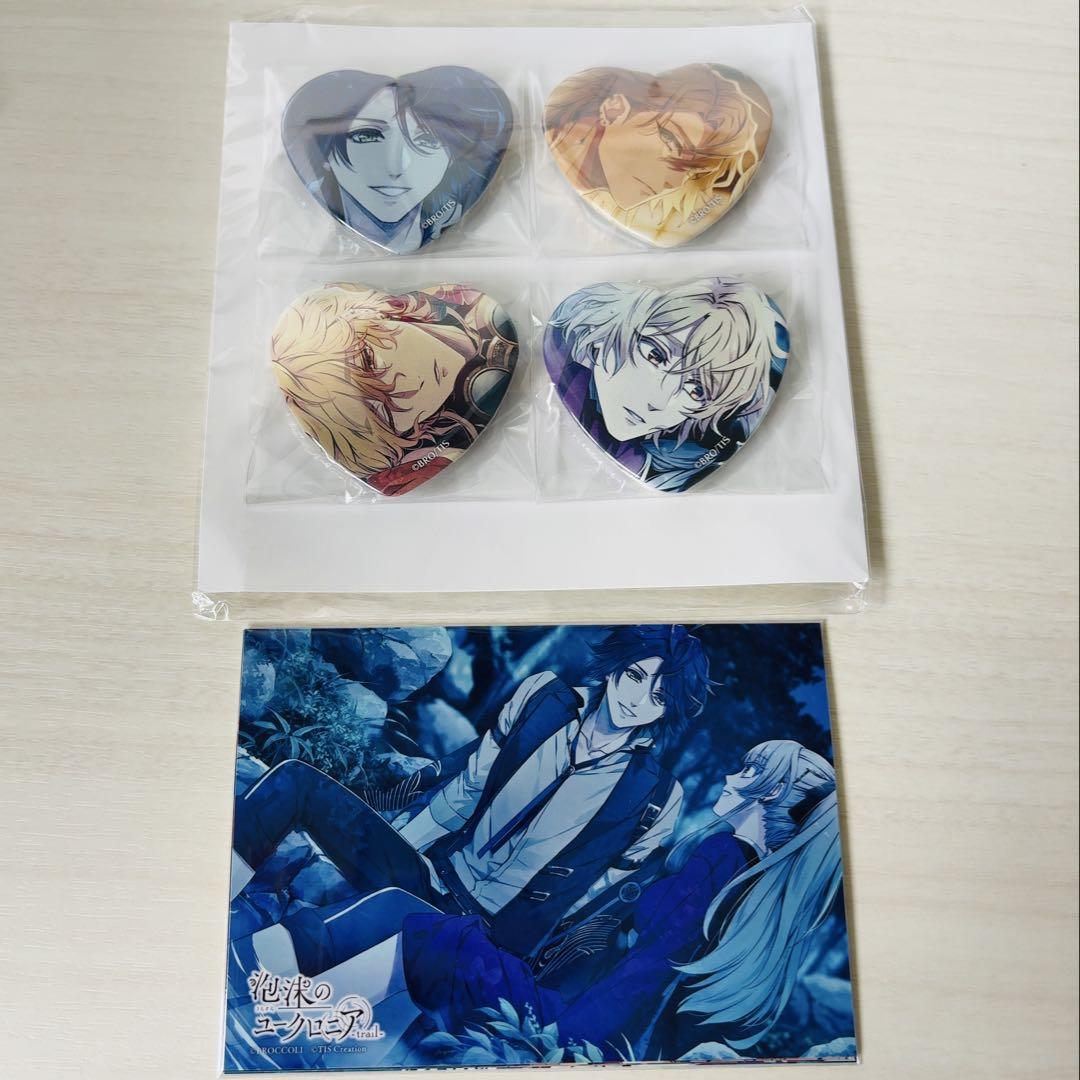 【アニメガ×ソフマップ 缶バッジ＋ブロマイド】泡沫のユークロニア FD 泡沫のユークロニア アニメガ×ソフマップ 矢代 缶バッジ