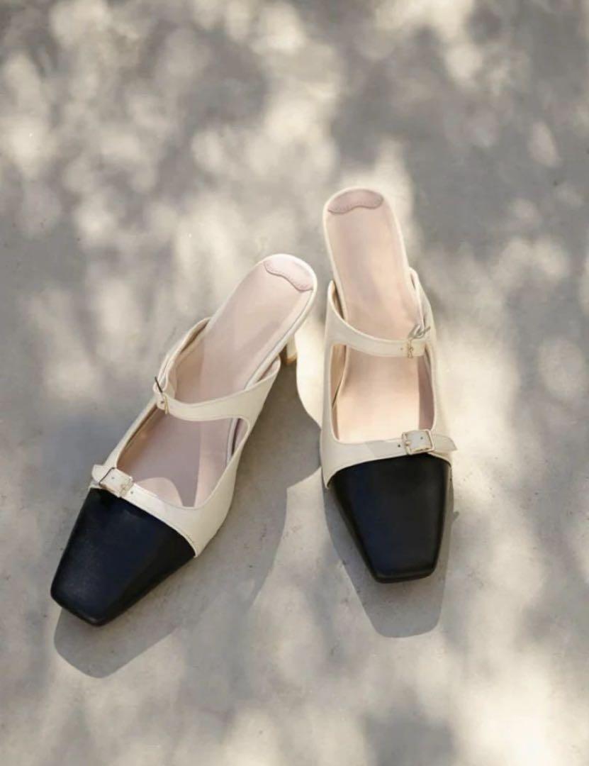 靴 herlipto Mademoiselle Mules 36