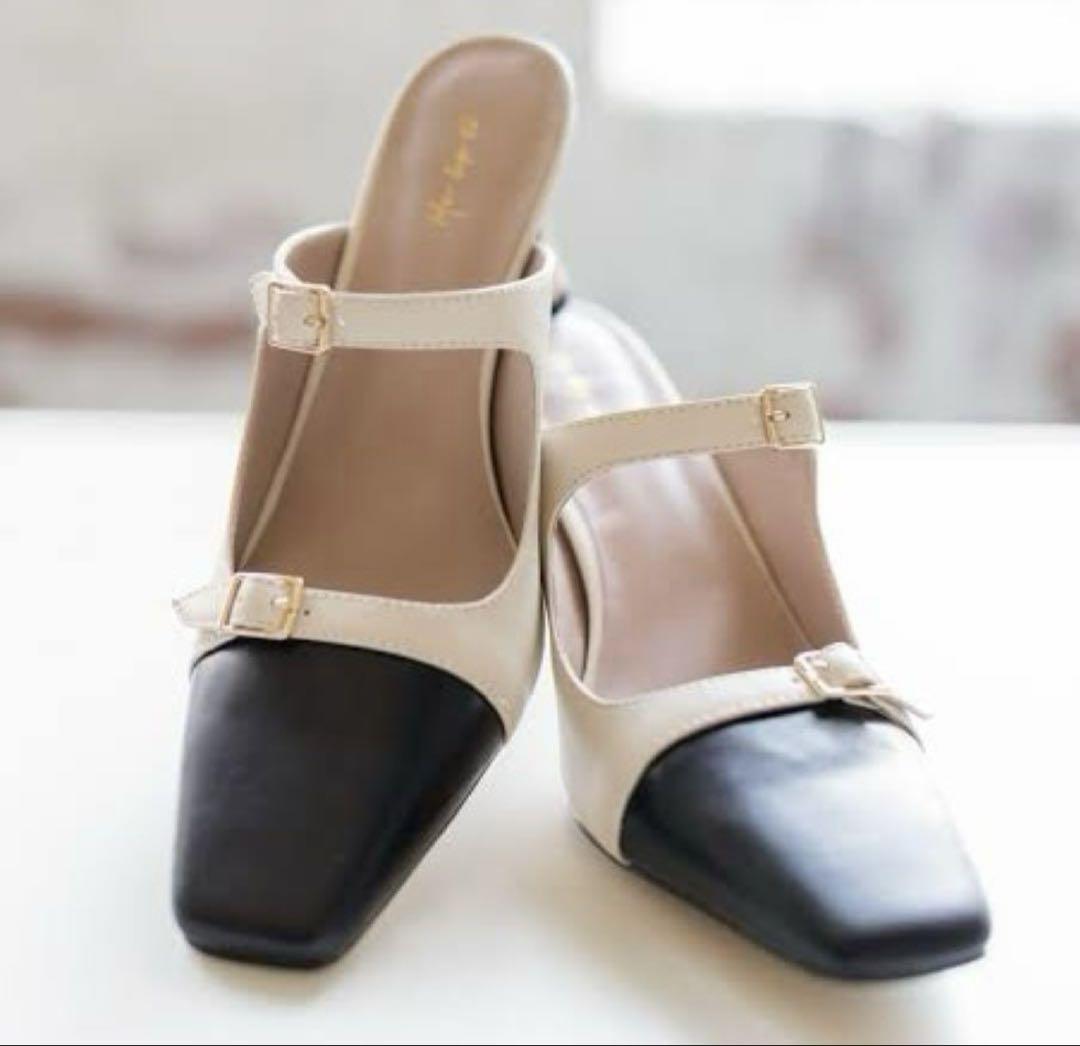 靴 herlipto Mademoiselle Mules 36