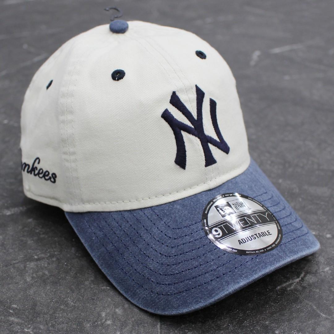 最新コレックション ヤンキース NY ERA NEW キャップ 海外モデル ネイビー クリーム 帽子