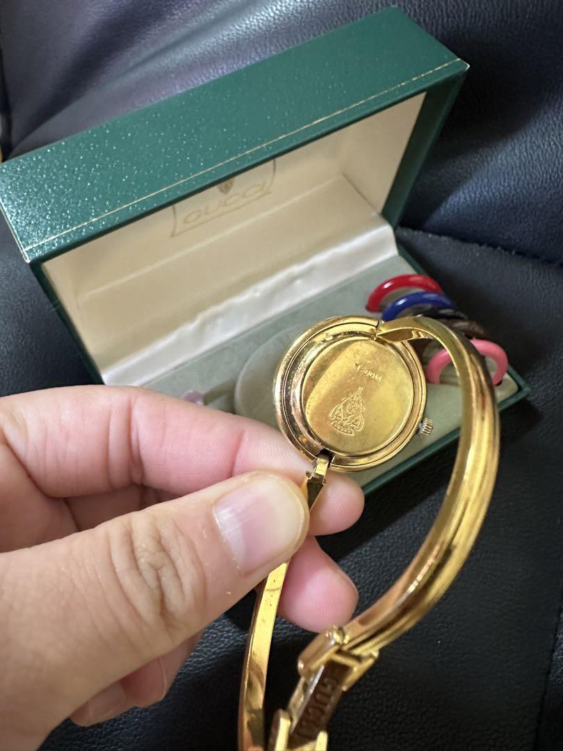 GUCCI時計 12色のベゼル付き