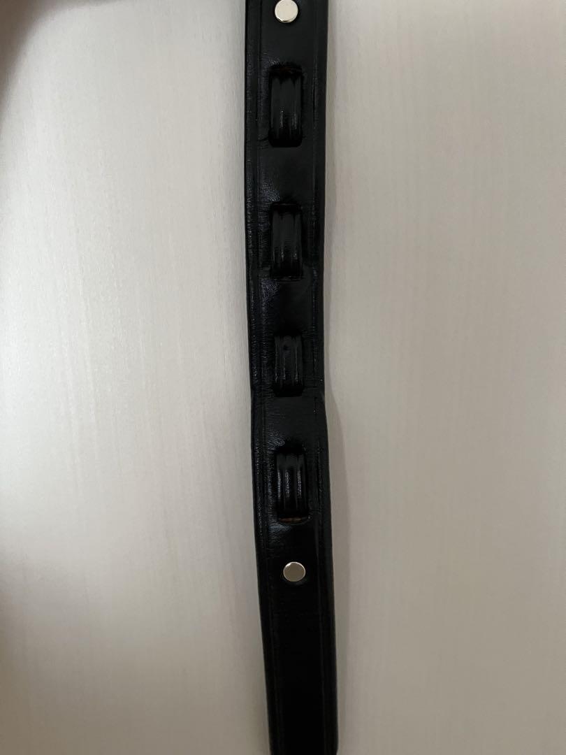 TORY LEATHER フックベルト ブラック ミニ 1inc