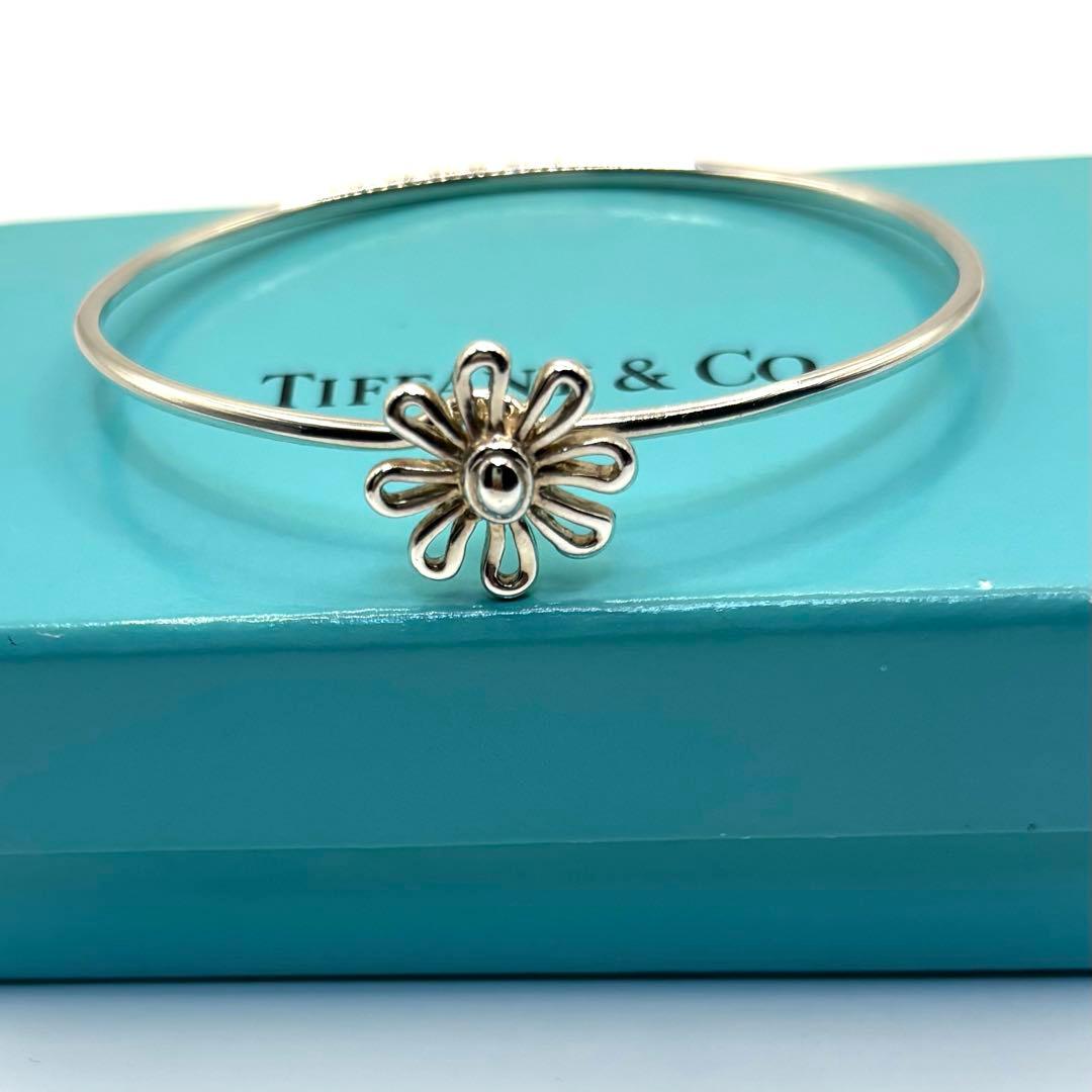 TIFFANY&CO.デイジーフラワー　バングル【極美品】925 売り切り価格