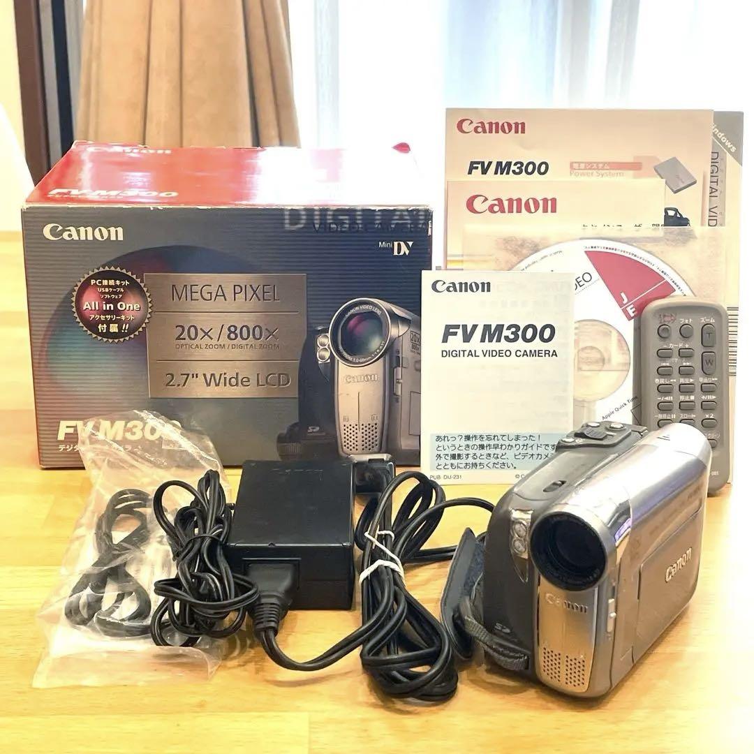 Canon FV M300 ビデオカメラ フルセット 美品 a2637 - メルカリ