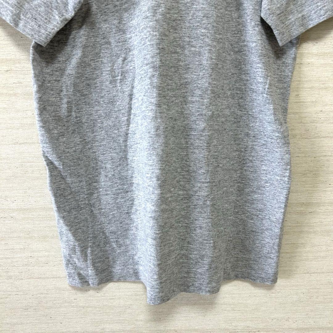 【80sヴィンテージ】フルーツオブザルーム　半袖ロゴTシャツ　グレーS 美品