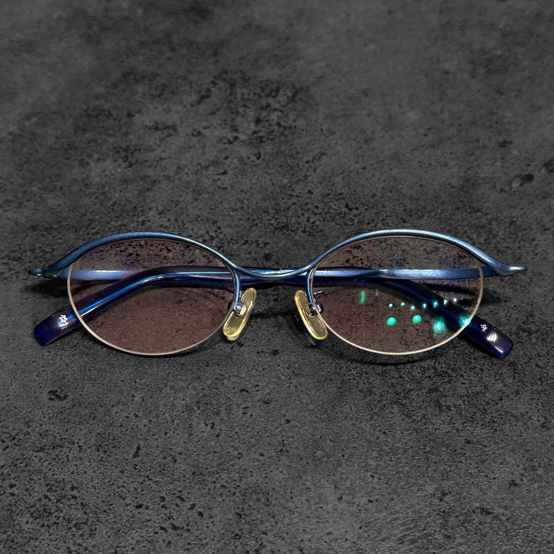 希少✨最初期モデル✨999.9 S-15T sunglasses BLUE 希少✨最初期モデル✨999.9 S-15T sunglasses BLUE - メルカリ