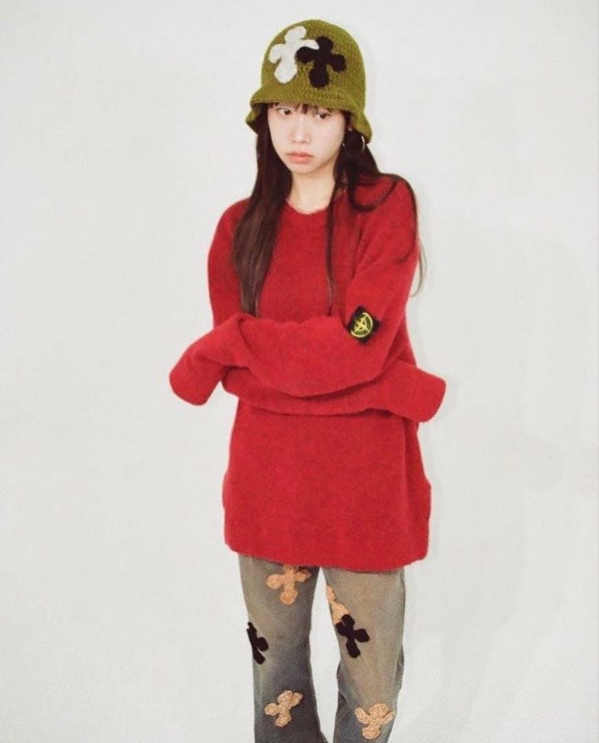 Y.A.R.N ニットバケットハット 一点物 Y.A.R.N ニットバケットハット 一点物