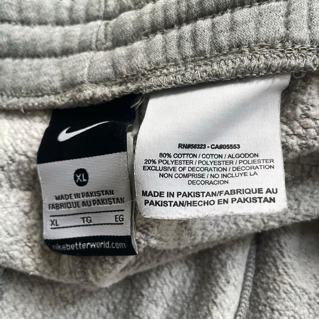 00s NIKE バギースウェットパンツ ワイドレグ グレー Y2K