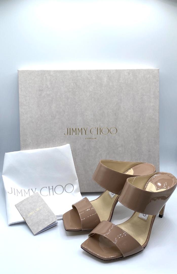 数量は多い 【新品・未使用品】◇JIMMY CHOO◇ パテンレザー37 ヒール