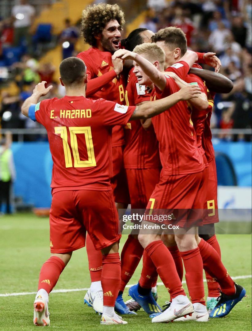 【極美品！】2018ロシアW杯 ベルギー代表 ♯10 アザール【Mサイズ】