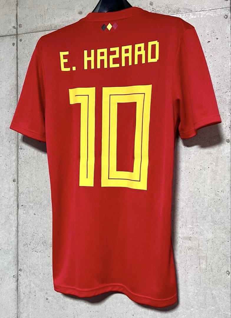 【極美品！】2018ロシアW杯 ベルギー代表 ♯10 アザール【Mサイズ】