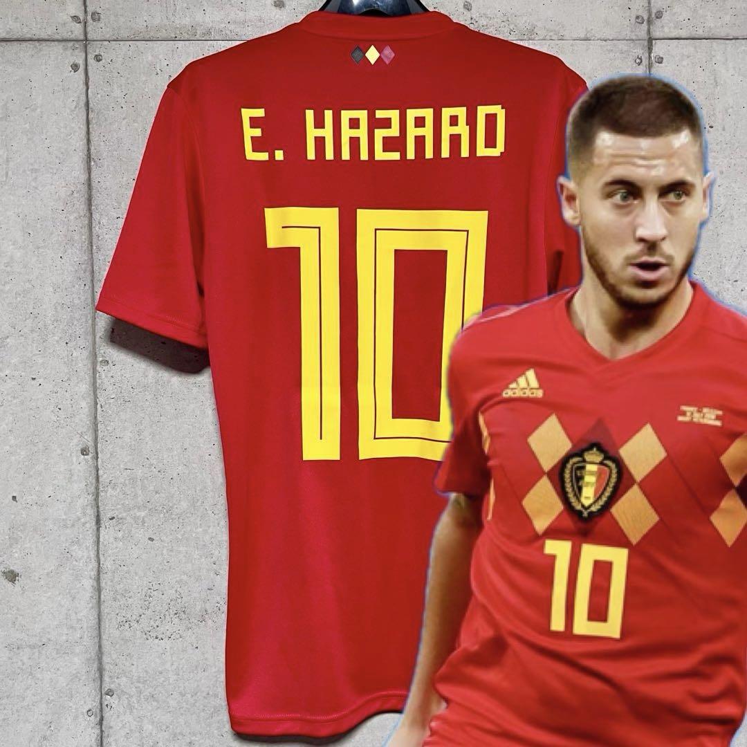 【極美品！】2018ロシアW杯 ベルギー代表 ♯10 アザール【Mサイズ】