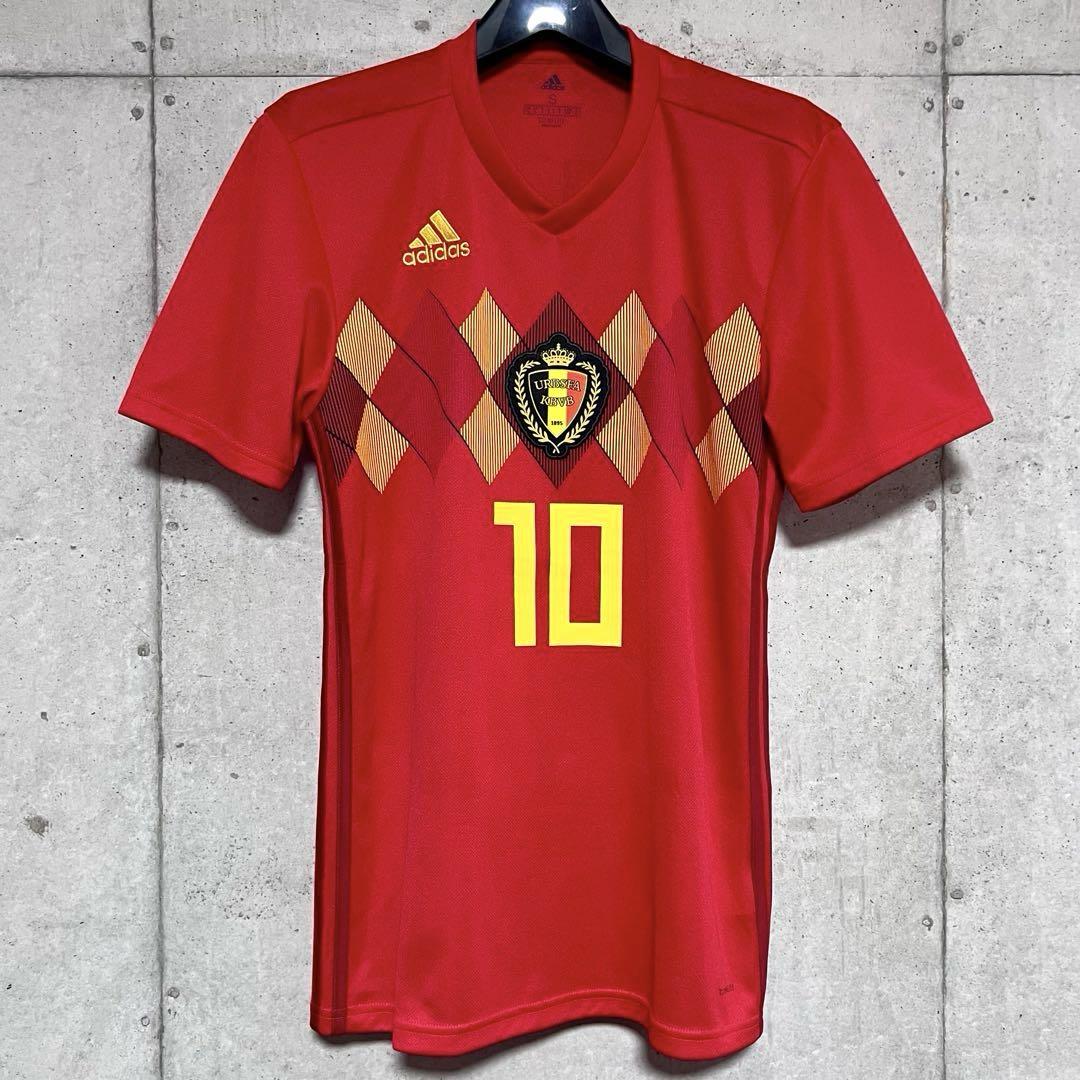 【極美品！】2018ロシアW杯 ベルギー代表 ♯10 アザール【Mサイズ】