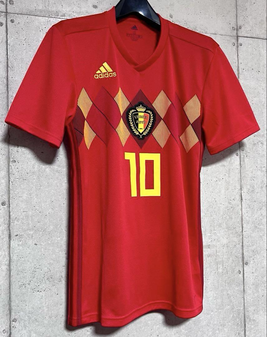 【極美品！】2018ロシアW杯 ベルギー代表 ♯10 アザール【Mサイズ】