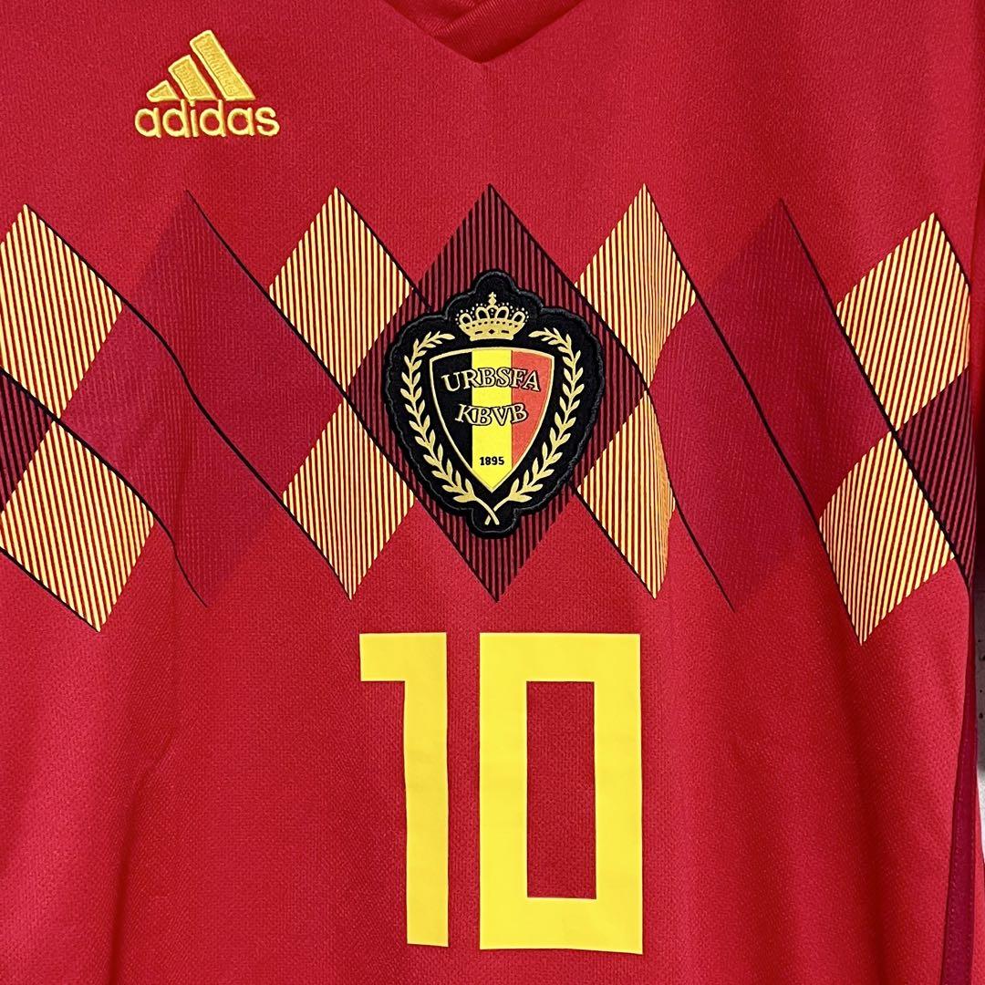 【極美品！】2018ロシアW杯 ベルギー代表 ♯10 アザール【Mサイズ】