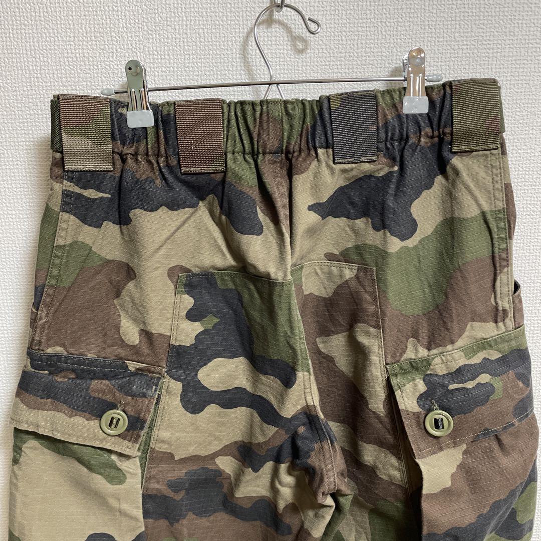 フランス軍 ウッドカモCE迷彩 ミリタリーカーゴパンツ 古着