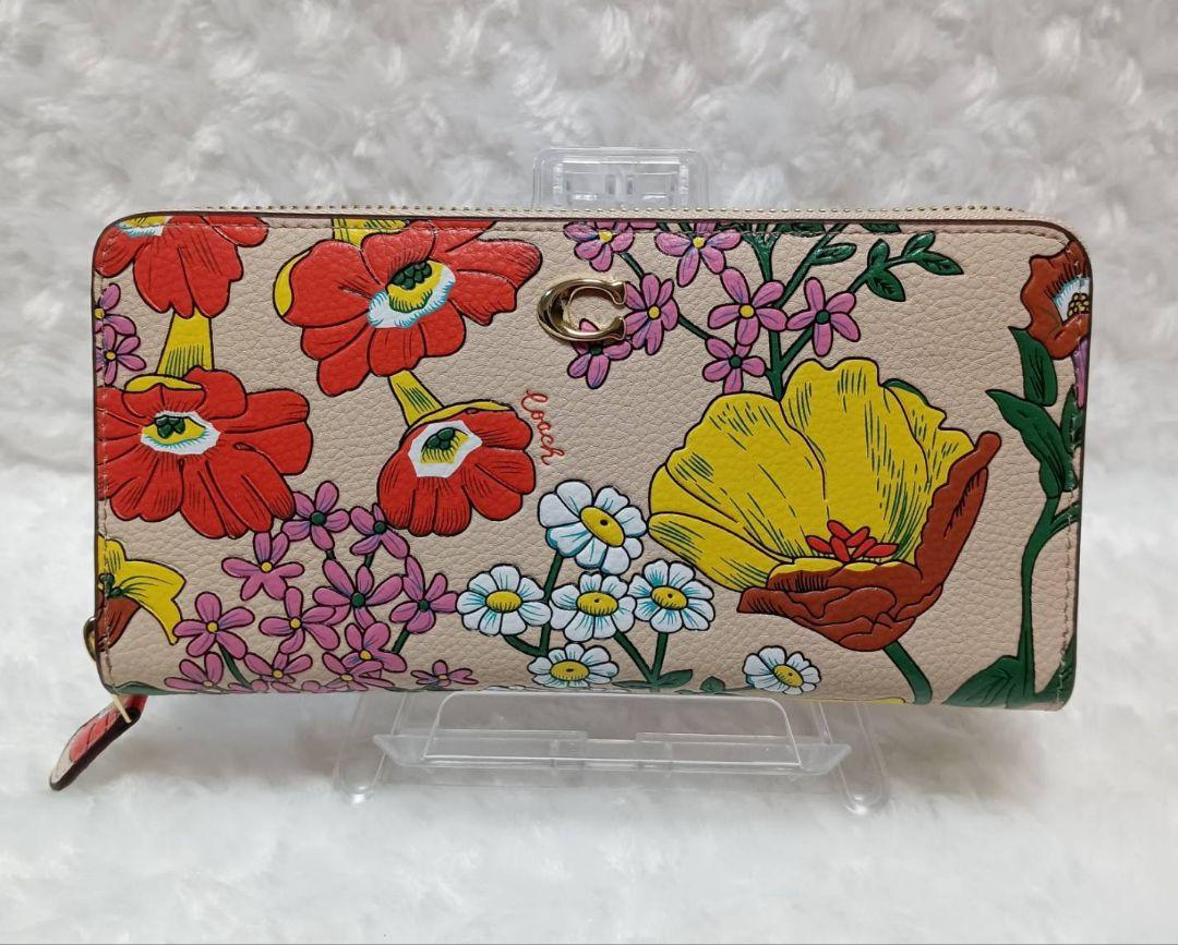 COACH　長財布 　花柄