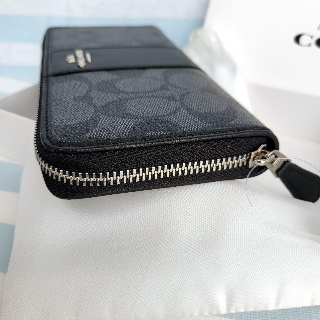 【再入荷新品】COACH コーチ 長財布 シグネチャー 定番 1番人気 レザー
