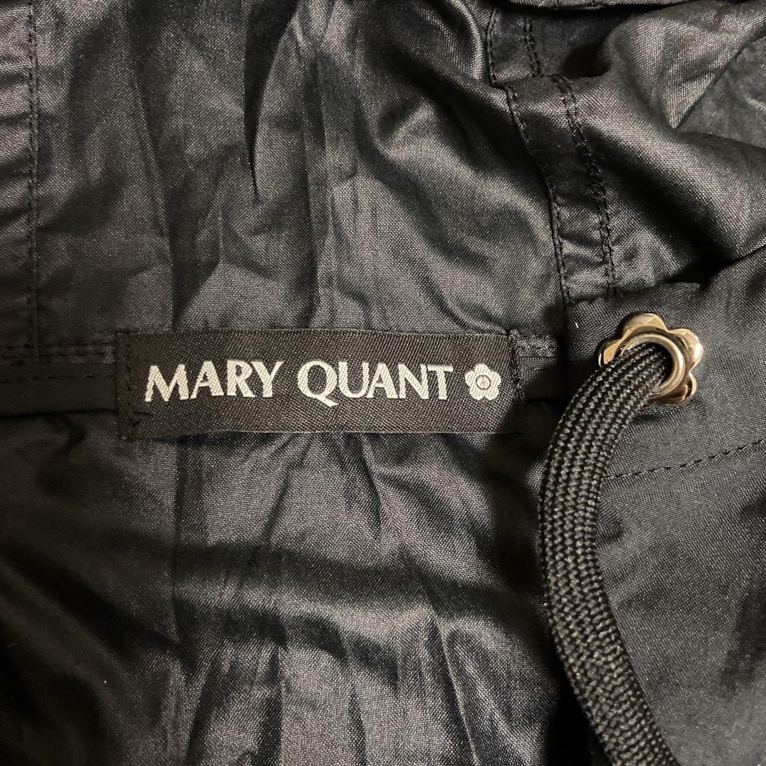 Mary Quant マリークワント 日本製 レインポンチョ ブラック 黒