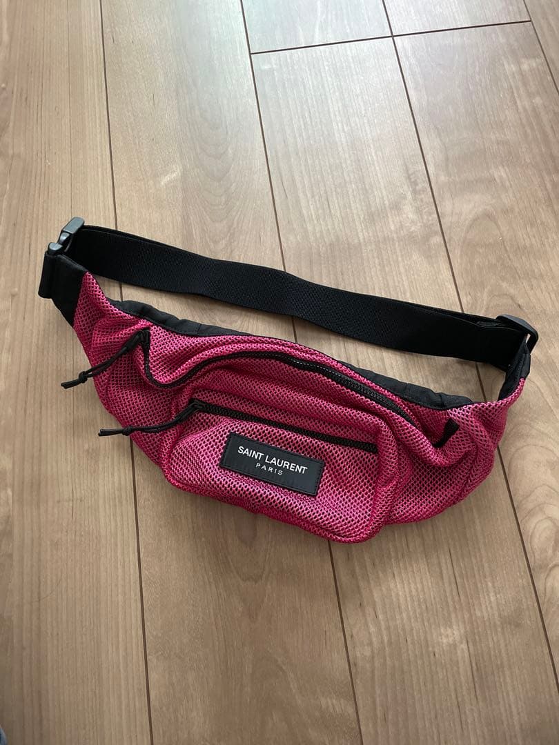 SAINTLAURENT22SS メッシュクロス ボディバッグSaint Laurent