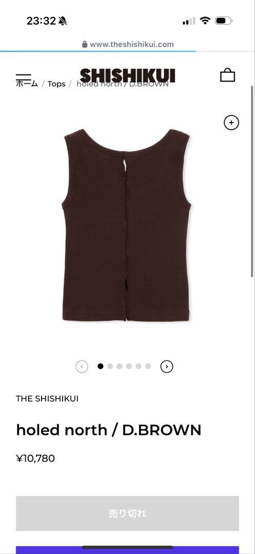SHISHIKUI holded tops ブラウン SHISHIKUI holded tops ブラウン - メルカリ