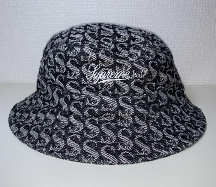 supreme モノグラムデニム クラッシャーハット