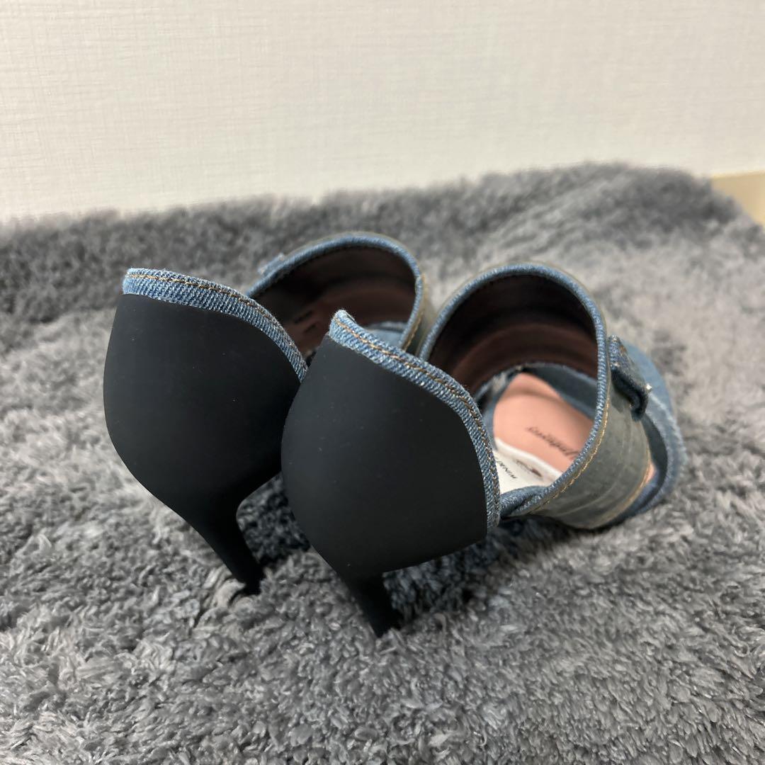 *DIESEL*デニム素材 スライドサンダル DIESEL ディーゼル デニム生地 サンダルシューズ 美品ほぼ未使用