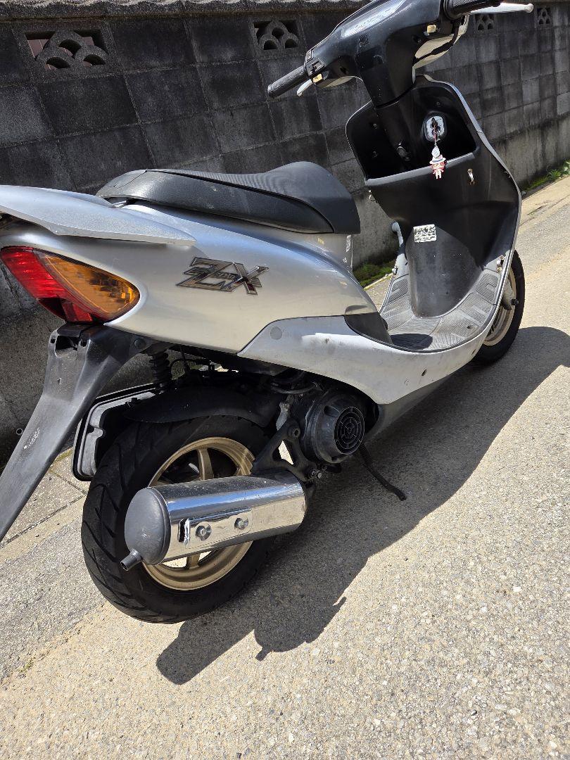 LIVE DIO ZX シルバー シルバー バイク車体