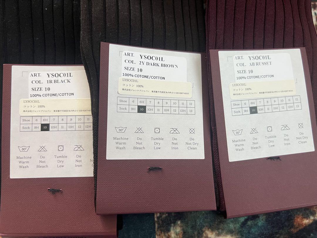 JOHN l LOBB靴下3足セット