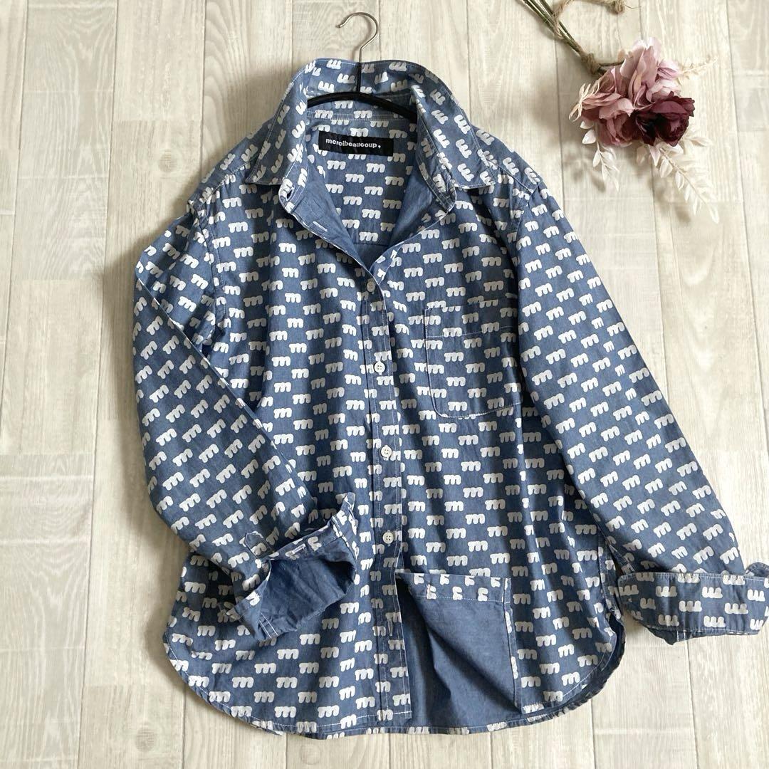 ☆新品☆メルシーボークー 総柄ブラウス