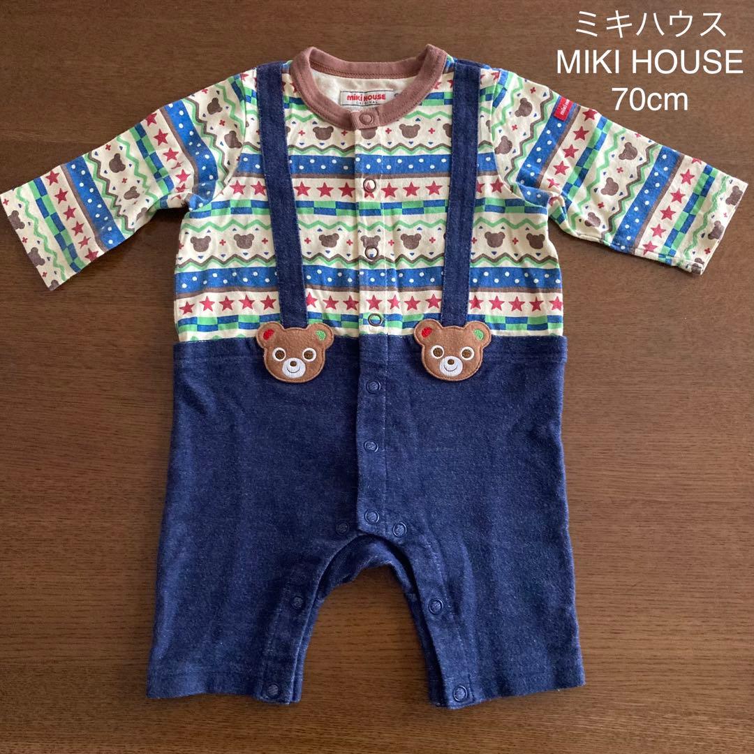 ミキハウス MIKI HOUSE サスペンダー風 ロンパース 70cm - メルカリ ミキハウス MIKI HOUSE サスペンダー風 ロンパース 70cm - メルカリ