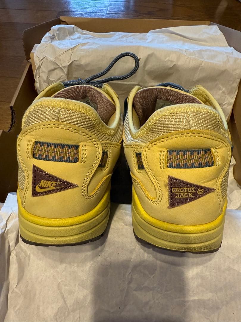 ナイキ トラヴィススコット‪×NIKE エアマックス1 カクタスゴールド