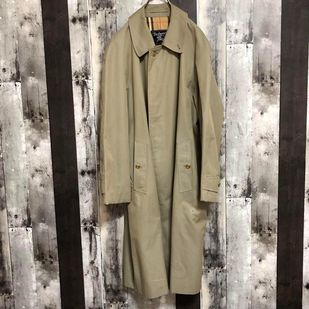BURBERRY'S メンズ ステンカラーコート 上着 ノバチェック ベージュ