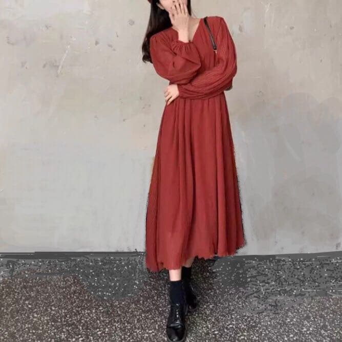 ロングワンピース 長袖 M 可愛い 小柄な方 秋コーデ 韓国 レディース メルカリ ロングワンピース 長袖 M 可愛い 小柄な方 秋コーデ 韓国 レディース メルカリ