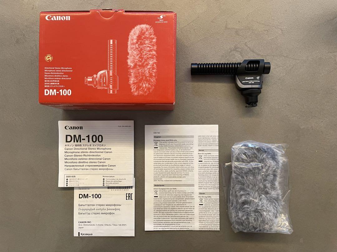 激安セール】 キャノン canon 指向性ステレオマイクDM-100 ビデオ