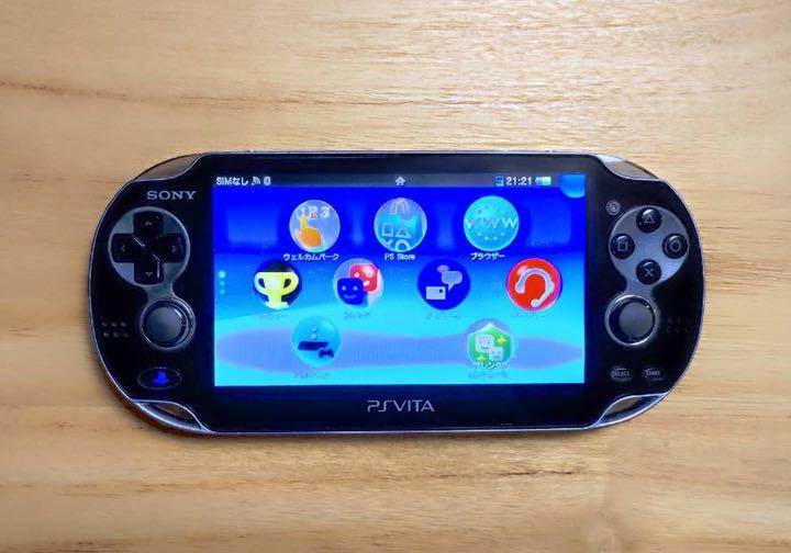 低価安い 商品名:PSVITA クリスタルブラック 3G/Wi-Fi PCH-1100 MvhUQ
