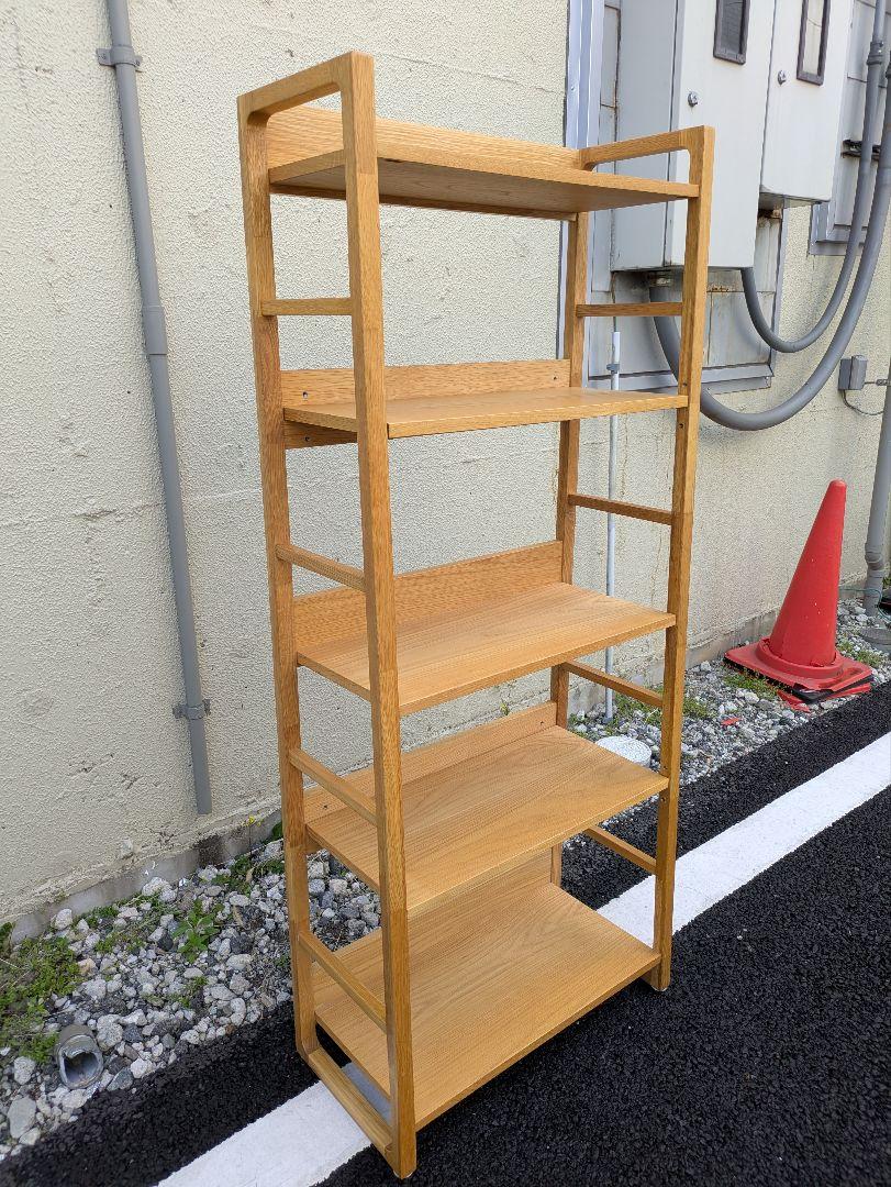 美品 ACTUS アクタス オーク材ブックシェルフ 本棚 北欧ミッドセンチュリー