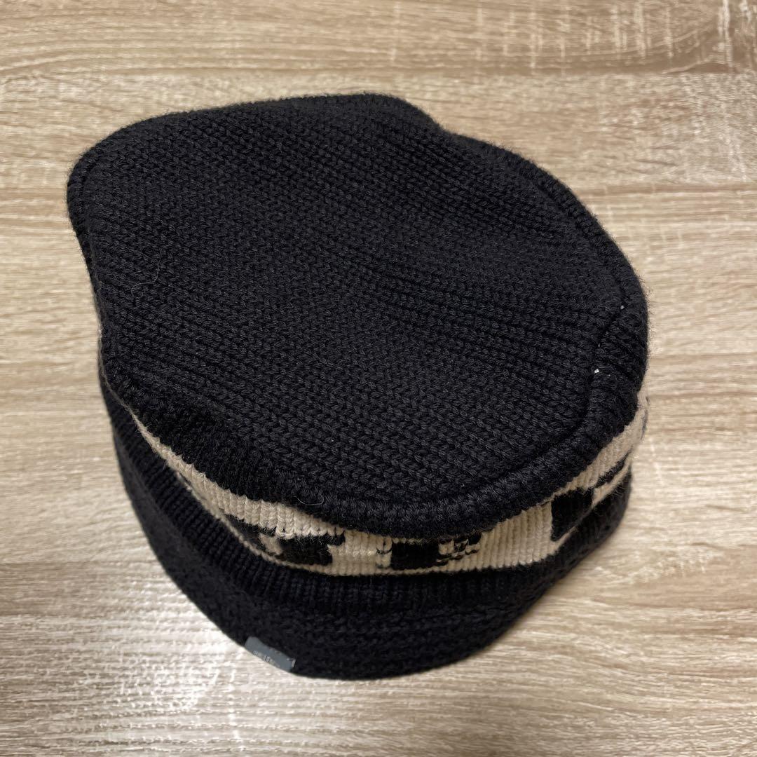 [美品]challenger チャレンジ CRUSHER HAT ニットハット黒