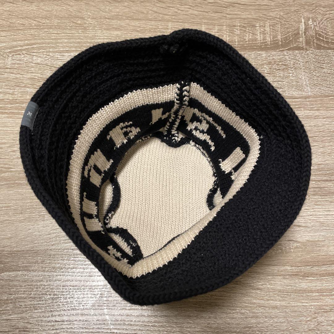 [美品]challenger チャレンジ CRUSHER HAT ニットハット黒