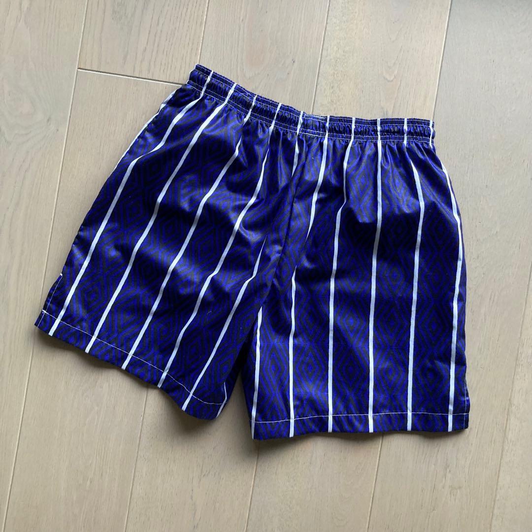 デッドストック 90s ビンテージ Umbro ショートパンツ パープルネイビー