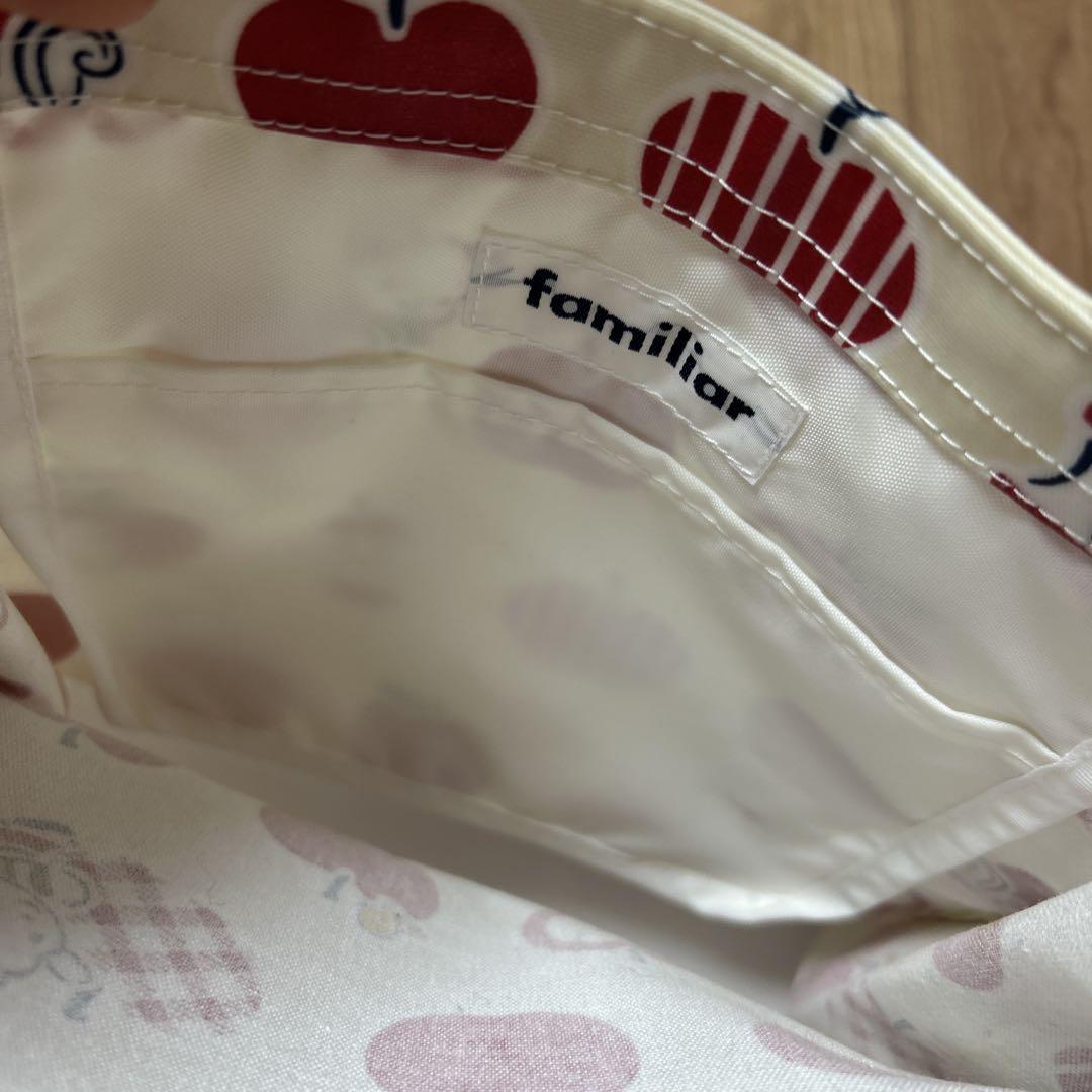 familiar ファミリア トートバッグ りんご柄