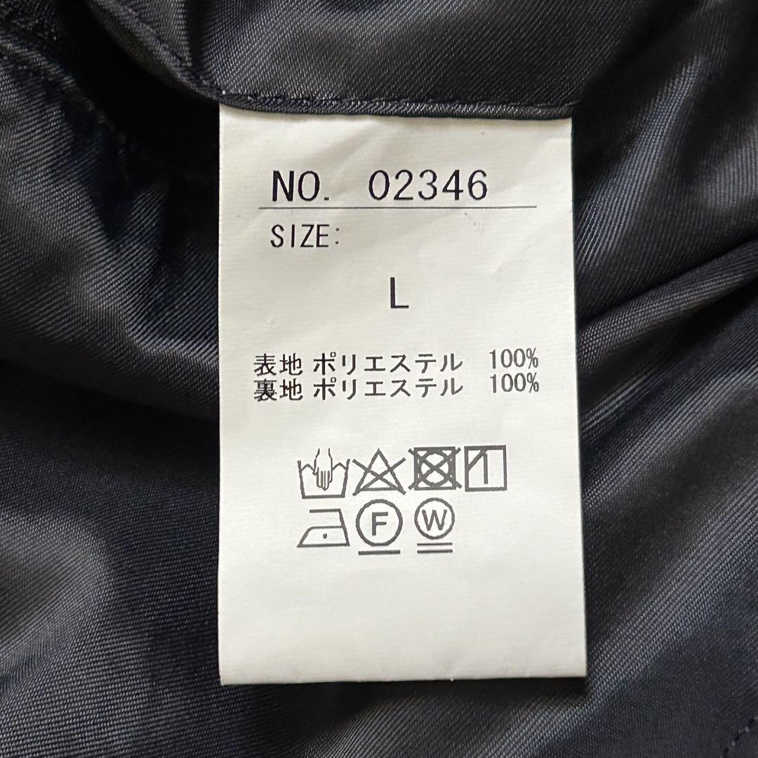 未使用級 Hush Puppies シアサッカー ジャケット ネイビー L