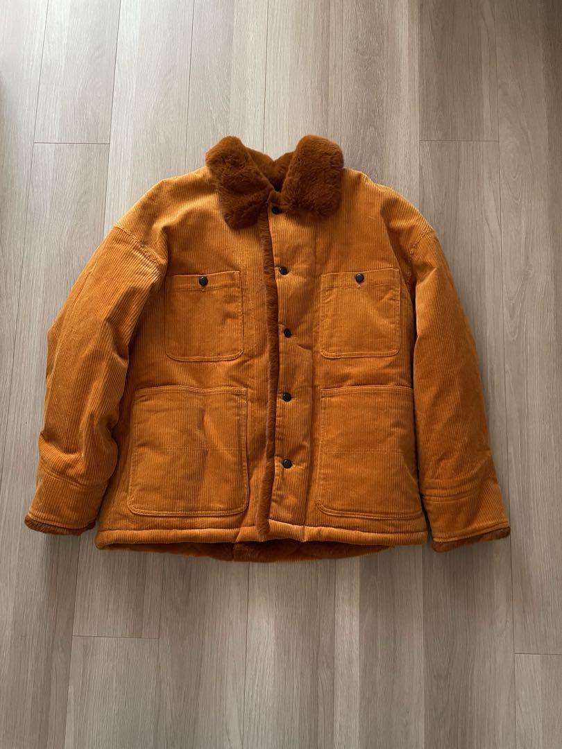 ChahChah CORDUROY FUR COVERALL