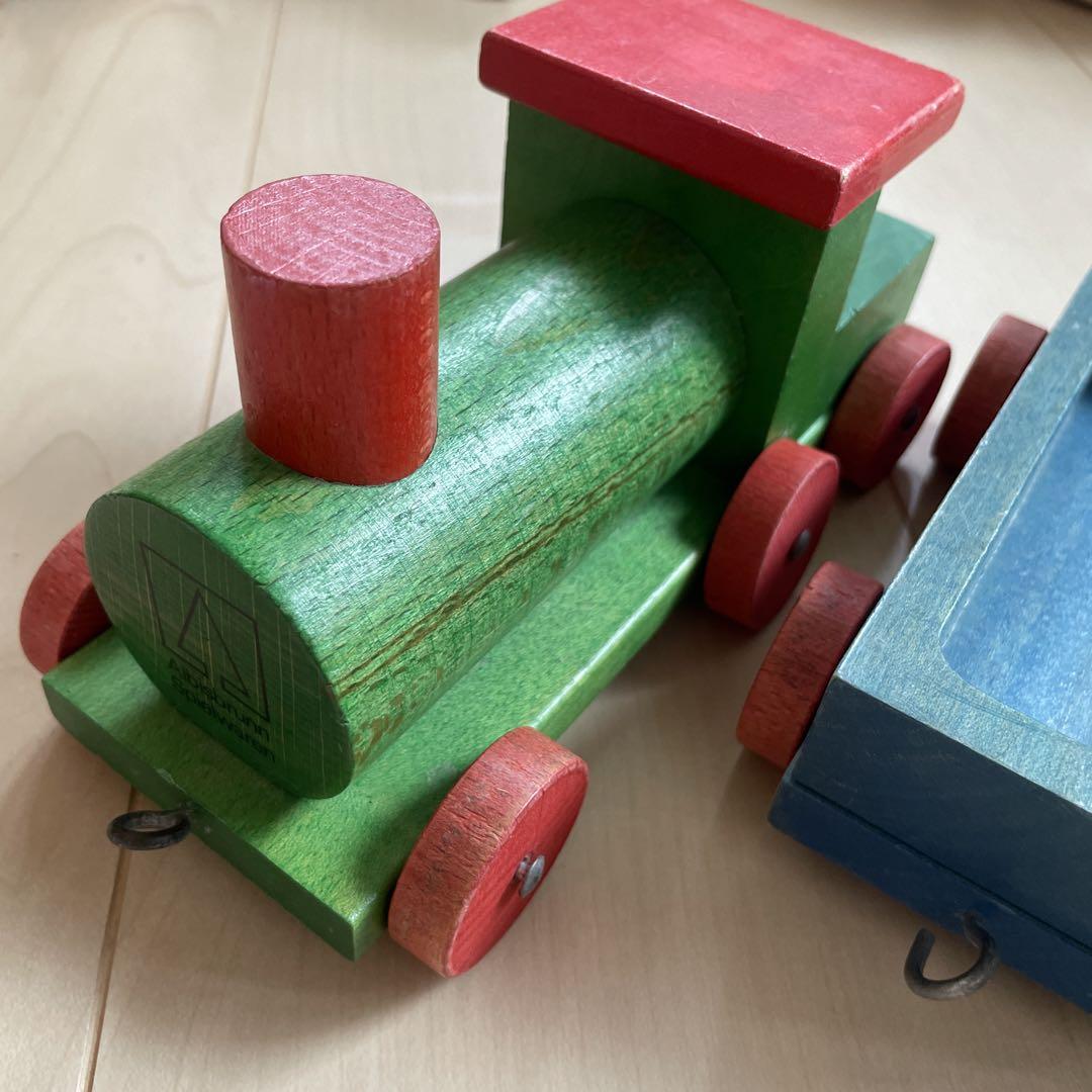 アルビスブラン Albisbrunn 汽車 木の玩具