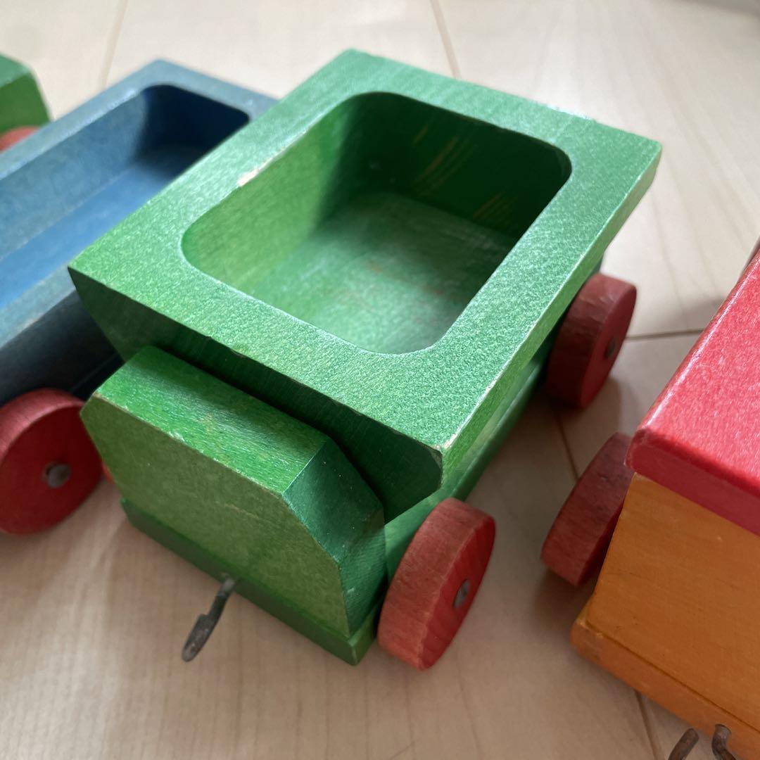 アルビスブラン Albisbrunn 汽車 木の玩具