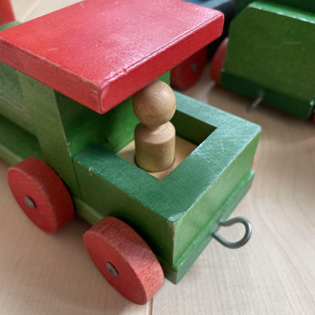 アルビスブラン Albisbrunn 汽車 木の玩具