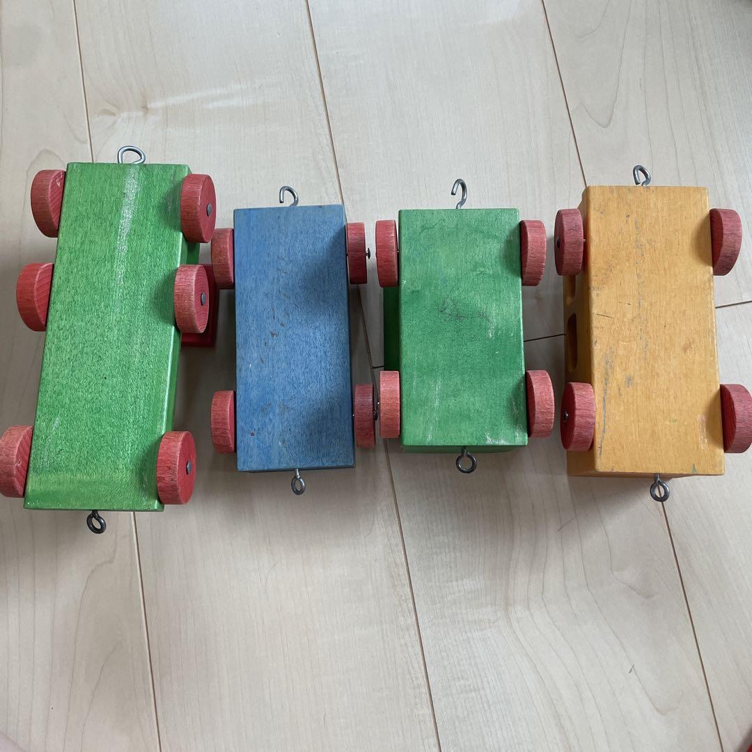 アルビスブラン Albisbrunn 汽車 木の玩具