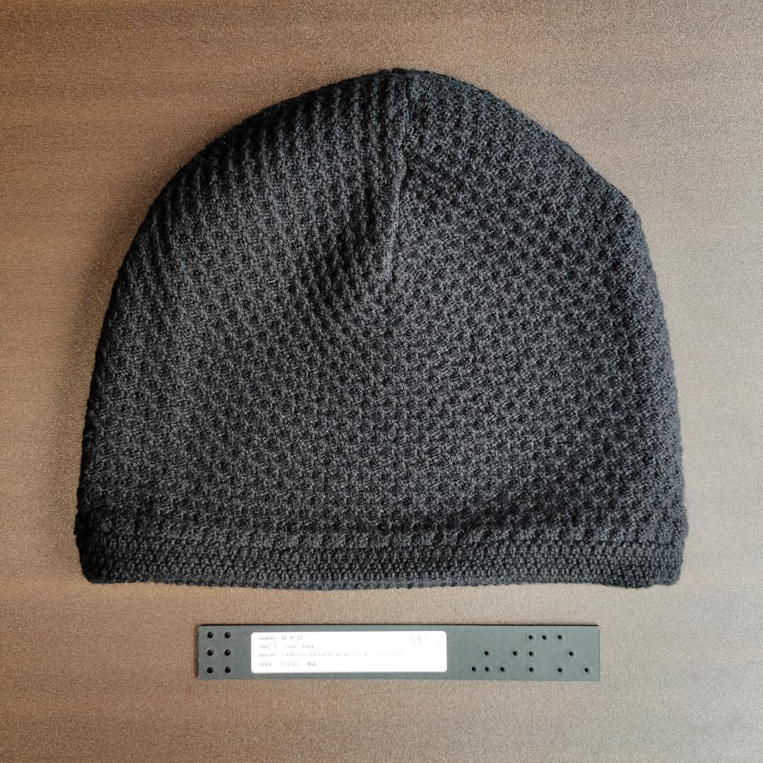 24AW DEVOA Knit Cap ニットキャップ ニット帽 ビーニー 黒