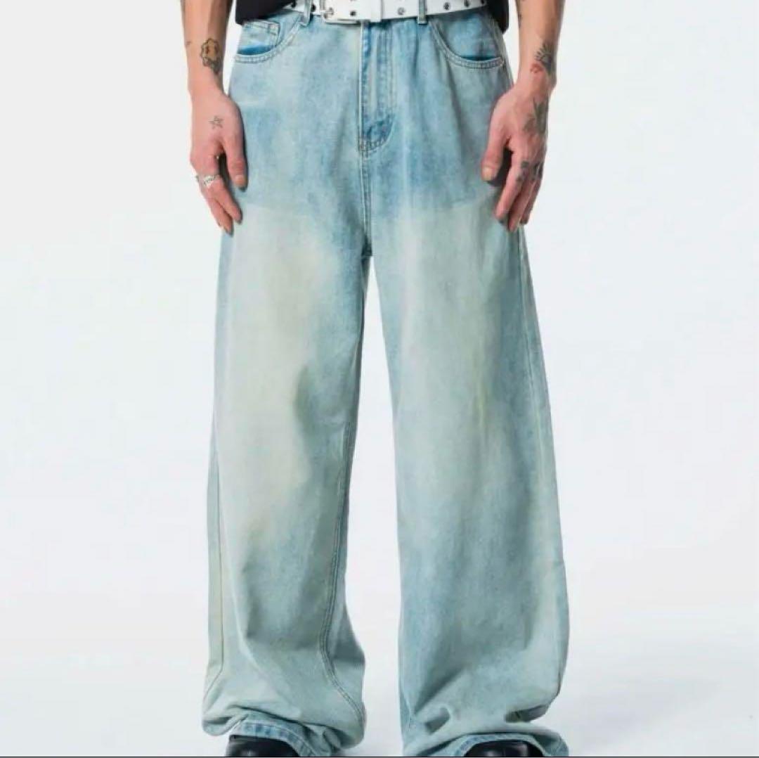 MENES Faded Modern Baggy Pants Mサイズ 即完】MENES Faded Modern Baggy Pants パンツ
